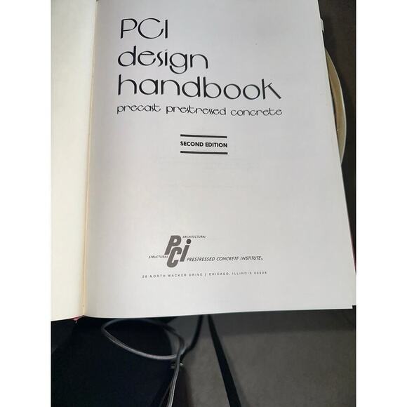 PCI Design Handbook - precast prestressed concrete - Second Edition - Picture 3 of 9